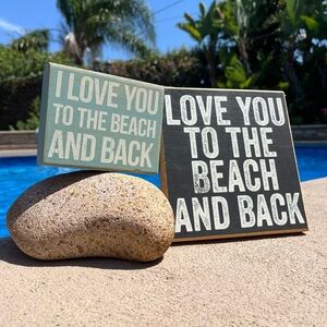 Beach Lover Signs Set of 2